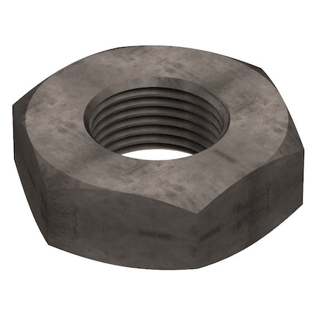 Huyett Hex Nut, 3/8-16, Steel, Grade A, Plain, 0.234 in Ht NUTH0K-0375-0234A56P